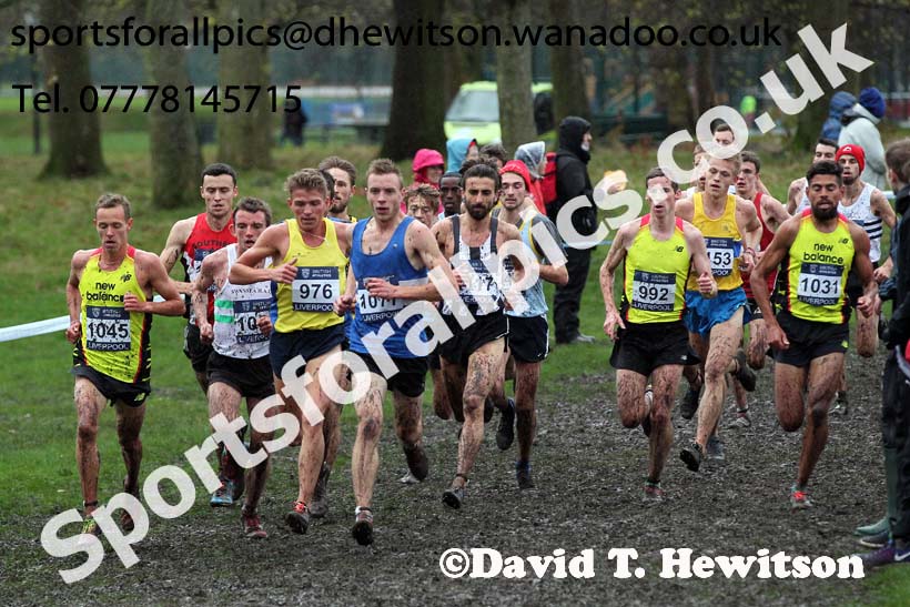 Senior men, British Athletics Liverpool Cross Challenge, Sefton Park, Liverpool. Photo: David T. Hewitson/Sports for All Pics